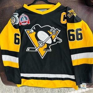 Mario Lemieux #66 Pittsburgh Penguins Jersey - CCM Vintage Hockey (Size 52)
